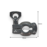 CLAMP: Tri Clamp - 0.75/ 1/ 1.5/ 2/ 2.5/ 3-inch