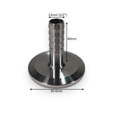 HOSETAIL: Tri Clamp 1/1.5" / hose barb 10-38mm